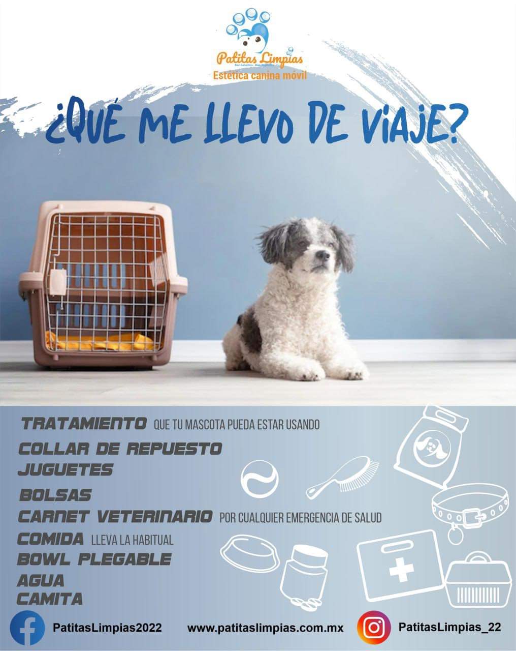 Agenda tu cita para tu mascota en la Unidad Móvil Canina de Patitas Limpias